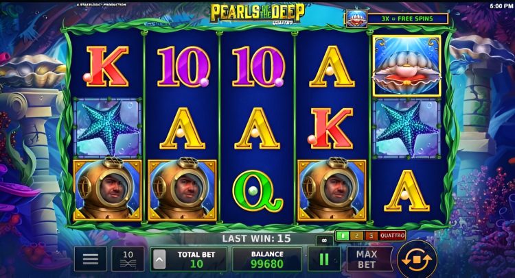 Pearls of the Deep Quattro gokkast review