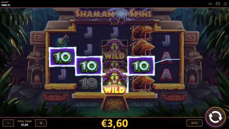 Shaman Spins online gokkast win