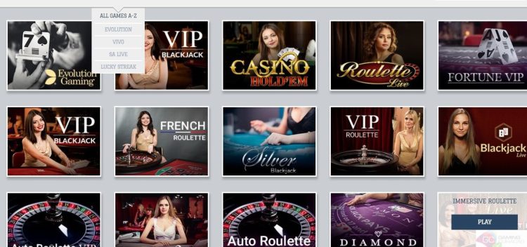 WhiteLion Bets Casino Live Casino