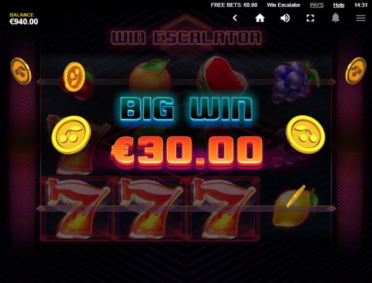 Win Escalator gokkast big win