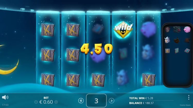 tractor beam slot review free spins