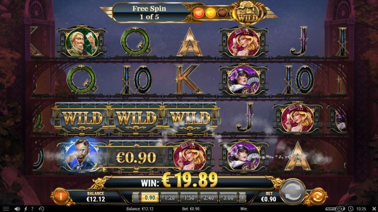 Wild Rails Play'n GO bonus