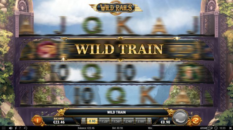 Wild Rails online slot feature