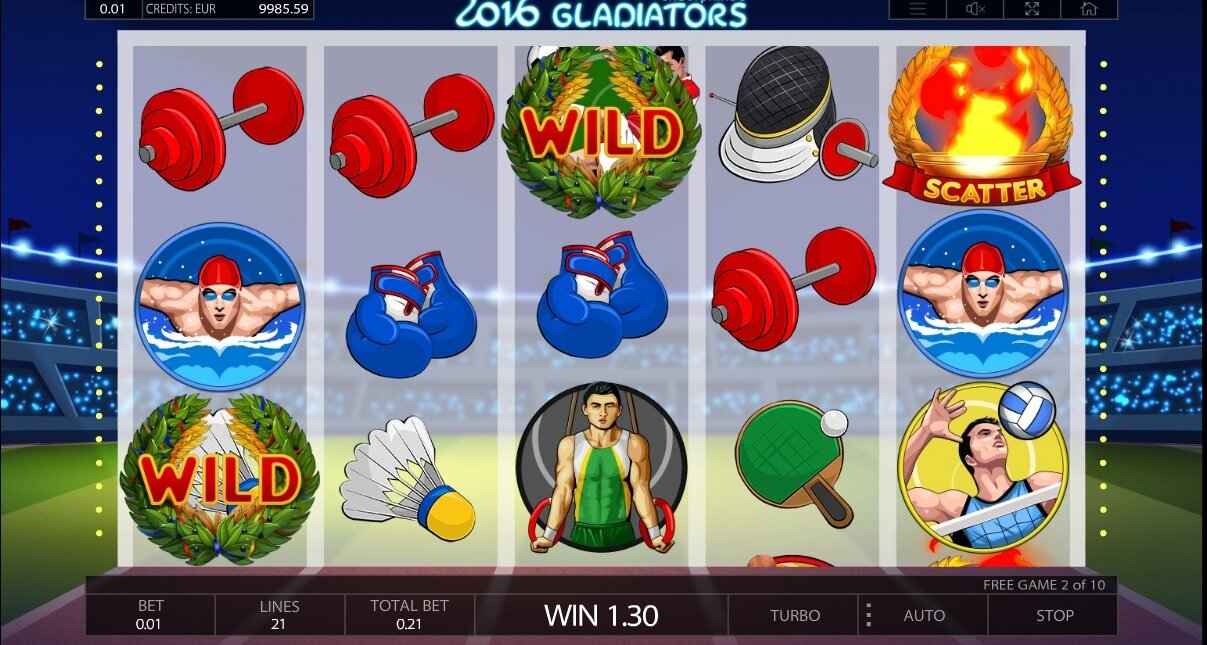 2016 Gladiators online slot