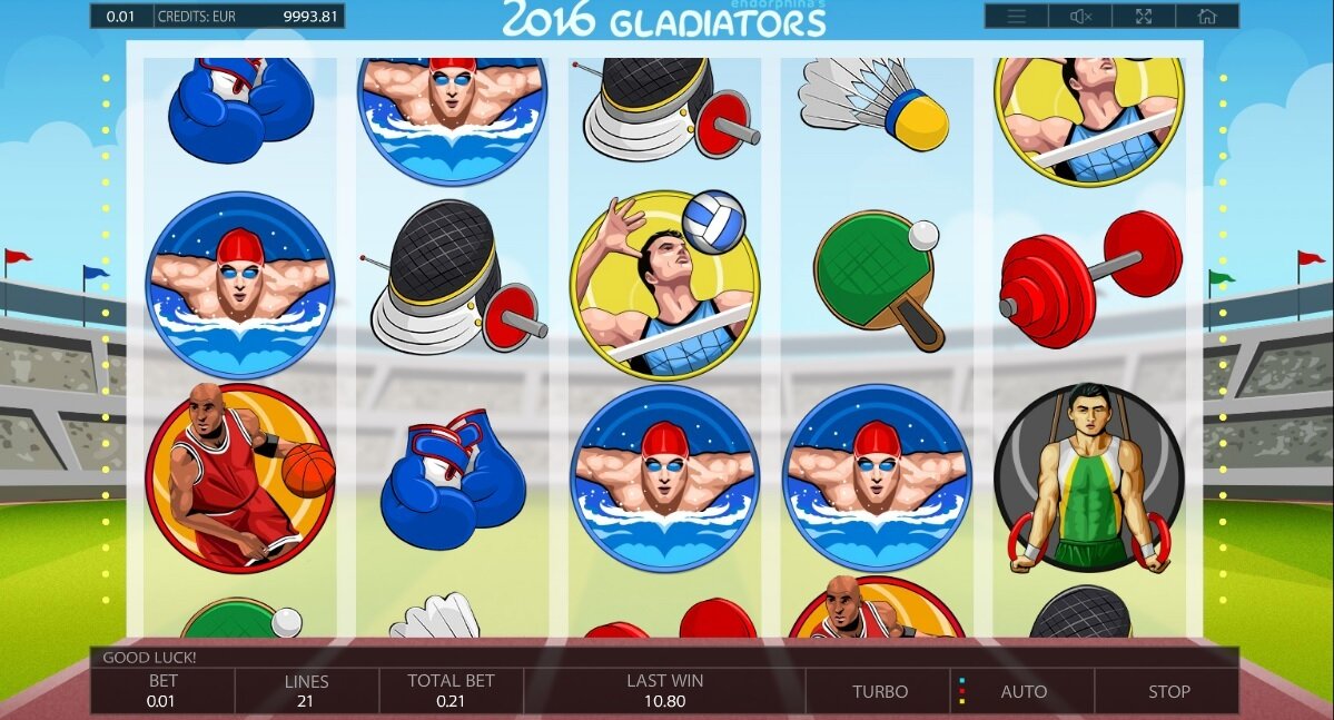 2016 gladiators slot
