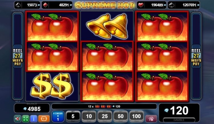 EGT Supreme Hot gokkast gameplay