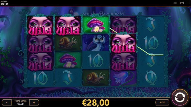 Forest Rush online slot win