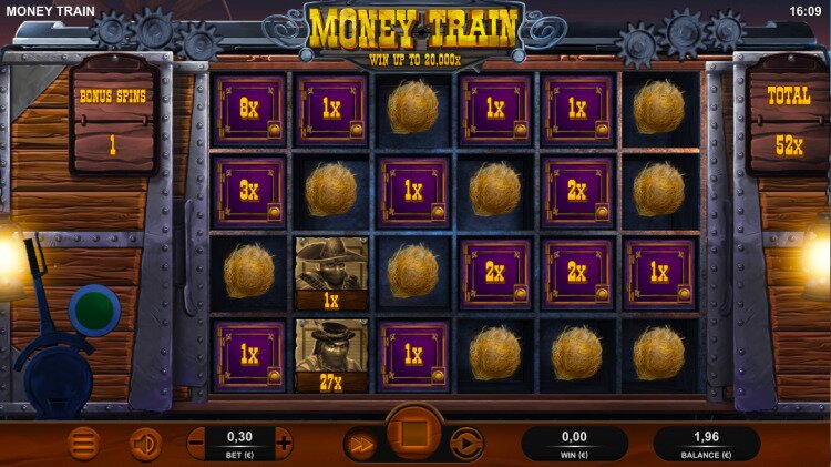 Money train slot bonus win