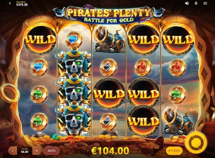 Pirates Plenty battle for gold free spins win 