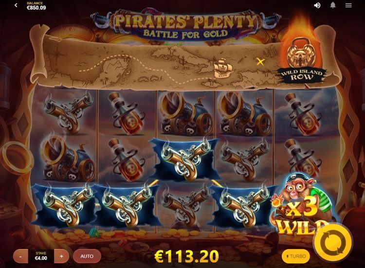 Pirates Plenty battle for gold wild feature
