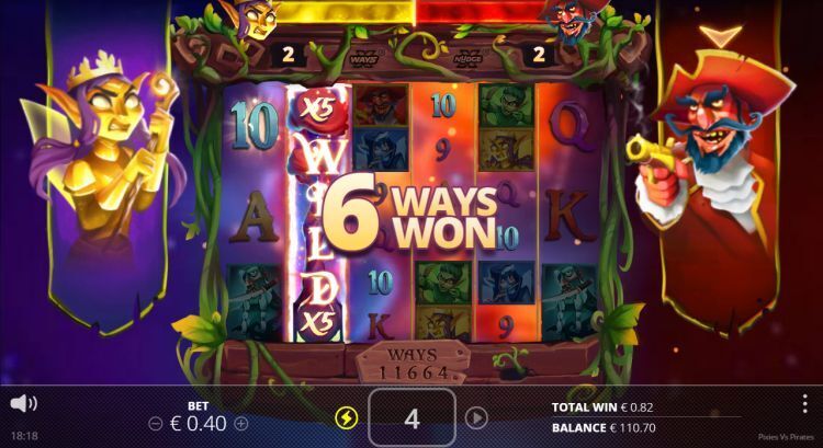 Pixies vs Pirates bonus free spins