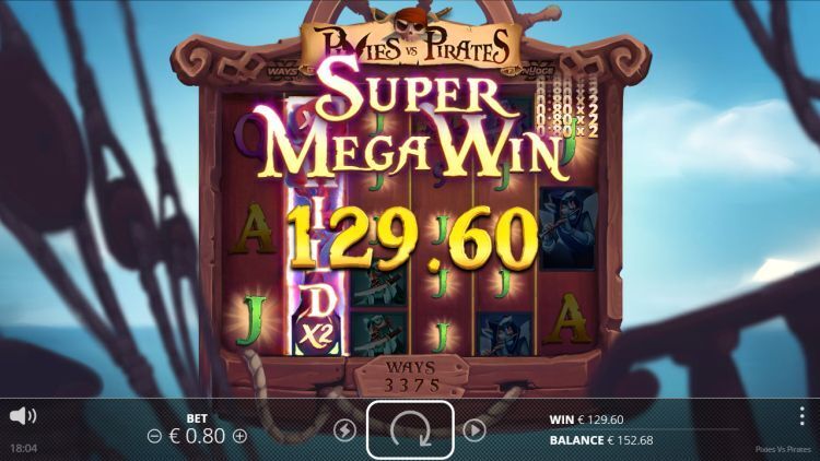 Pixies vs Pirates slot super mega win