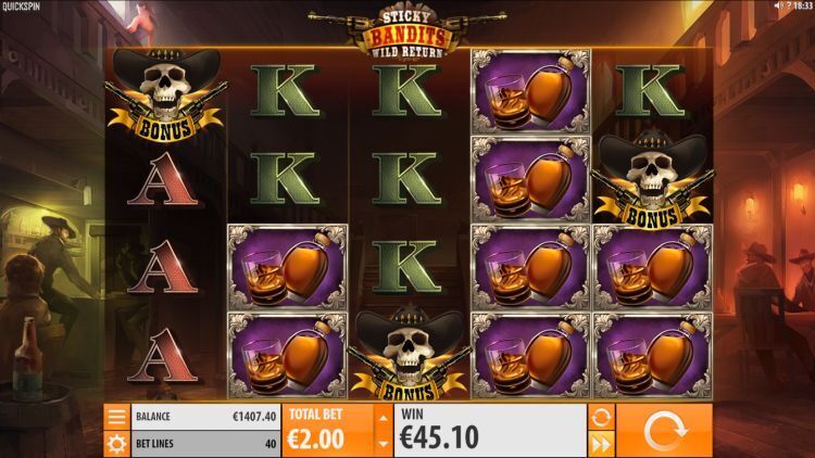 Sticky Bandits Wild Return Quickspin slot