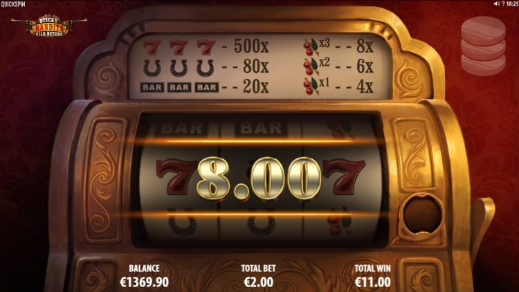 Sticky bandits wild return slot review