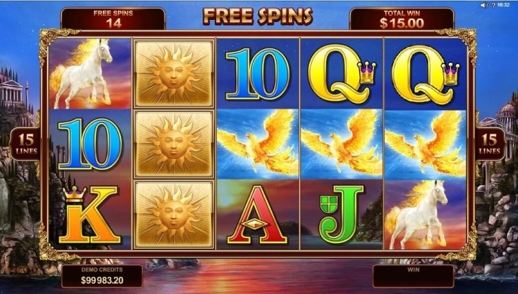 Titans of the Sun Hyperion online gokkast Microgaming