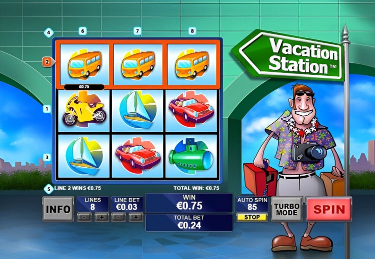 Vacation Station slot Playtech