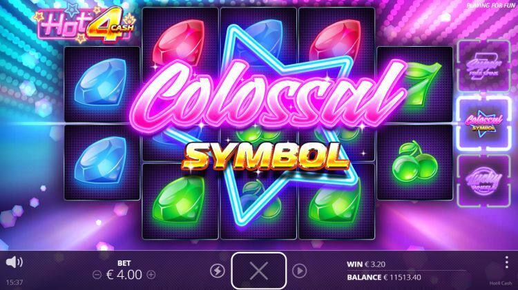 Hot 4 Cash slot bonus win
