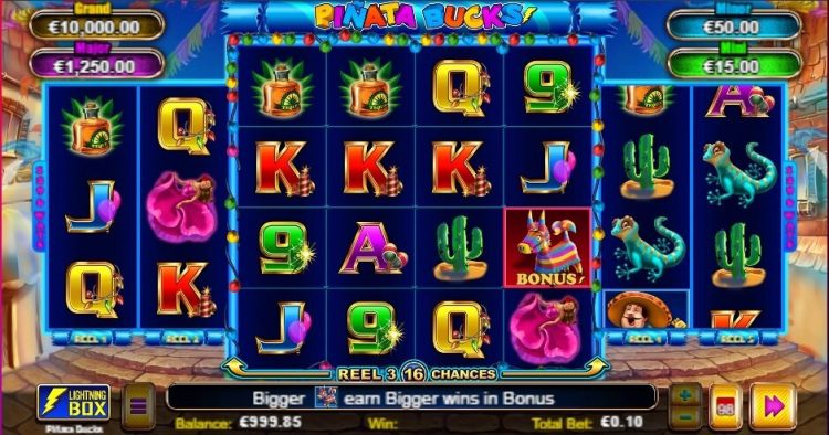 Pinata Bucks Lightning Box slot review