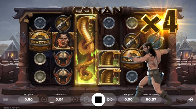 Conan slot feature win