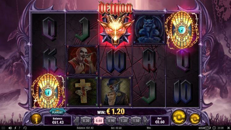 Demon review Play n GO bonus trigger