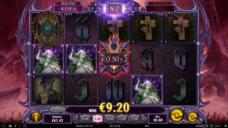 Demon slot Free Spins win