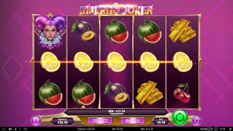 Inferno Joker slot win