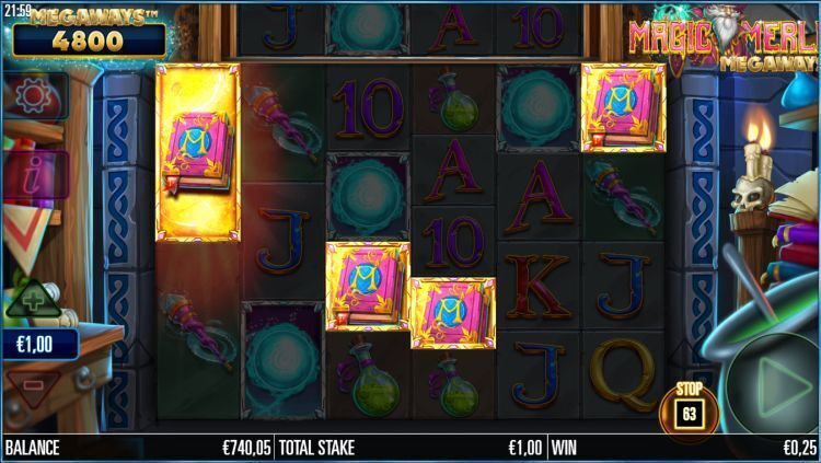Magic Merlin Megaways online slot bonus win