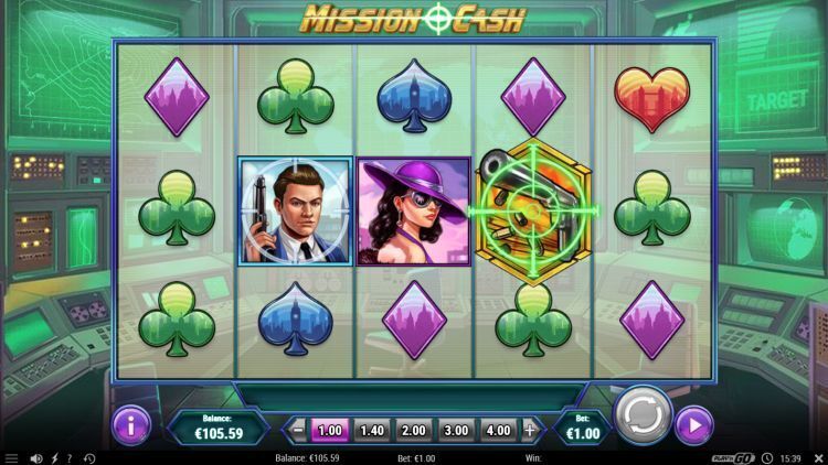 Mission Cash slot bonus win