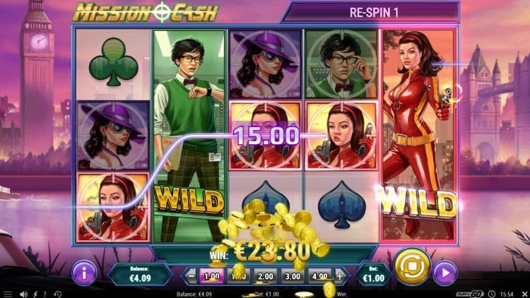 Mission Cash slot review free spins win