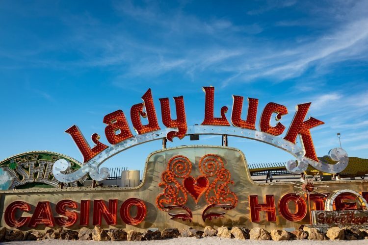 Neon Boneyard las vegas lady luck