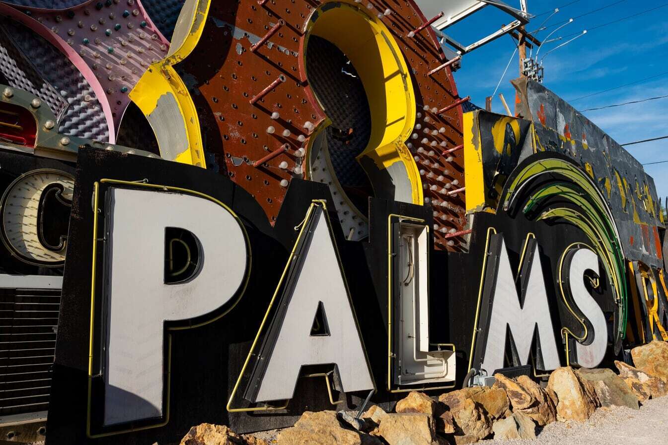 Neon Boneyard las vegas palms