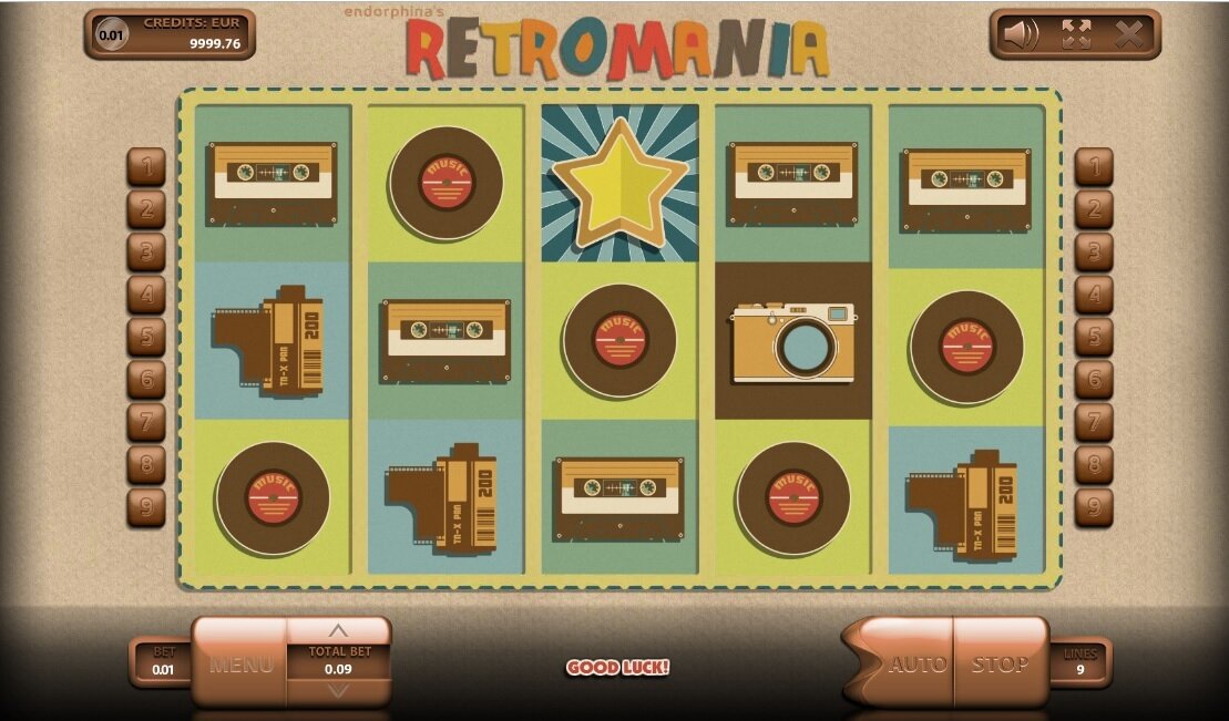 Retromania online slot