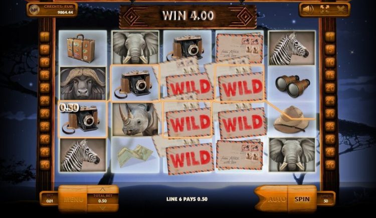 Safari online gokkast gameplay