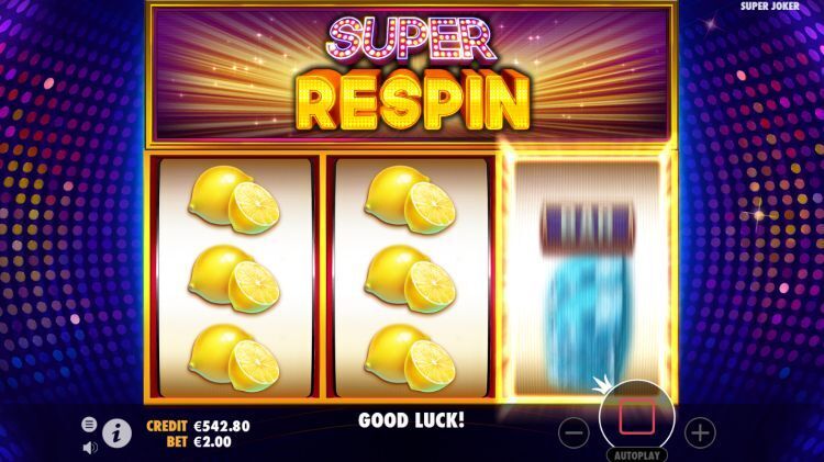 Super Joker gokkast Respin feature