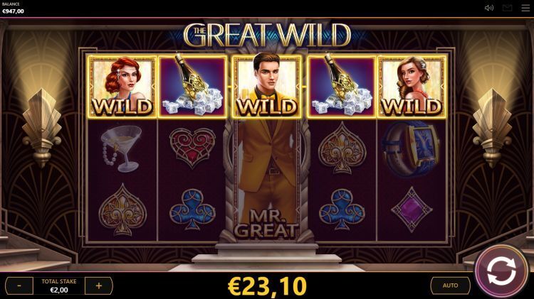 The Great Wild slot review Cayetano feature win