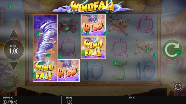 Windfall slot review wild feature