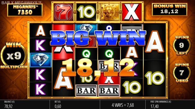 Bar X Safecracker gokkast big win
