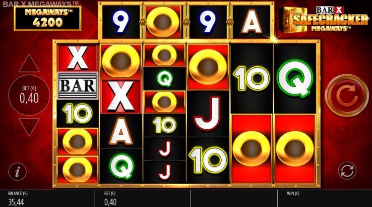 Bar X Safecracker slot mystery symbol