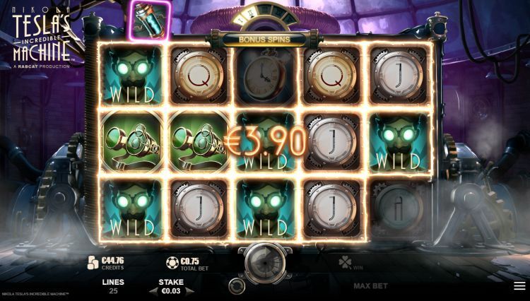 Nikola Tesla's Incredible Machine gokkast review