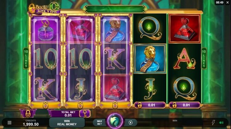Book of Oz Lock n Spin online slot review