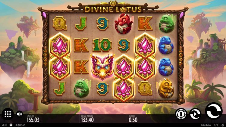 Divine Lotus gokkast Free Spins bonus trigger