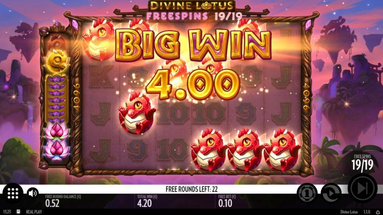 Divine Lotus slot thunderkickbig win