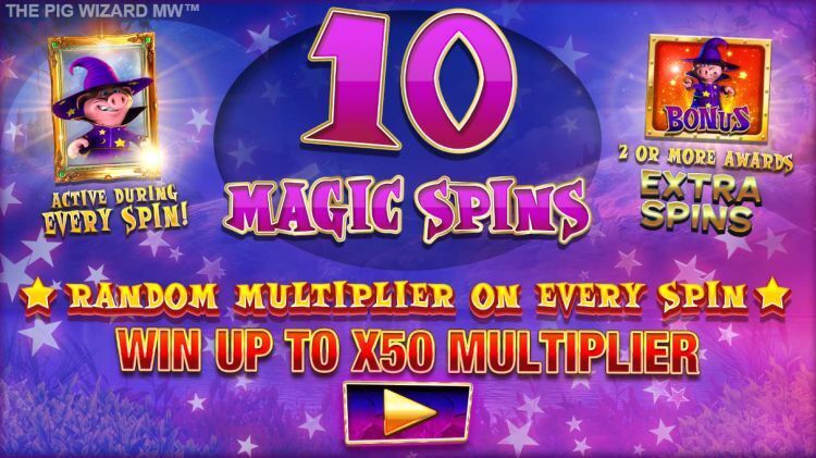 The Pig Wizard megaways slot review bonus