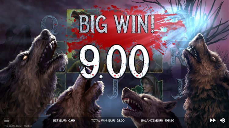 The Wolfs Bane slot big win