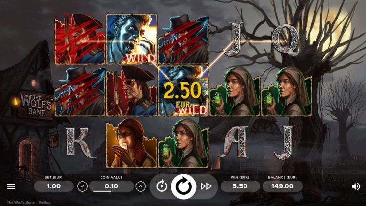 The Wolf's bane slot netent review