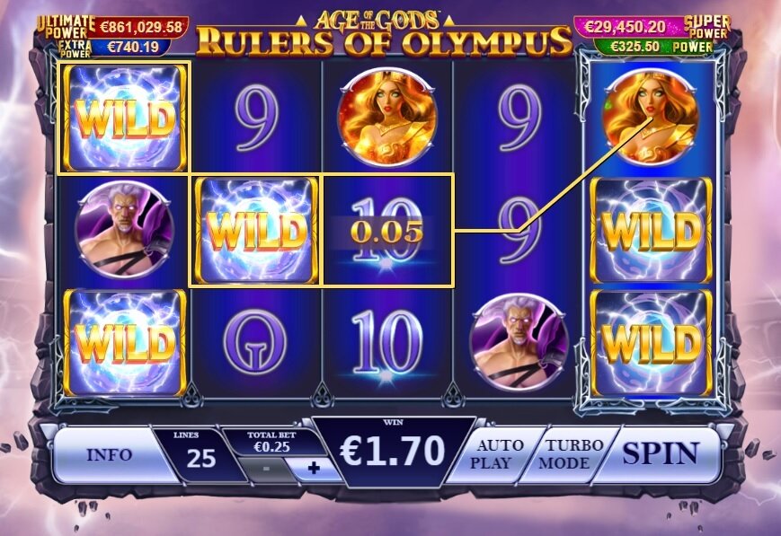 Age of the Gods Rulers of the Olympus gokkast