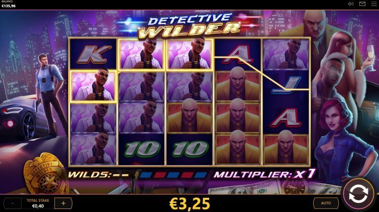 Detective Wilder online slot win