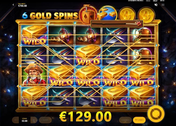 Dynamite Riches Red Tiger free spins big win