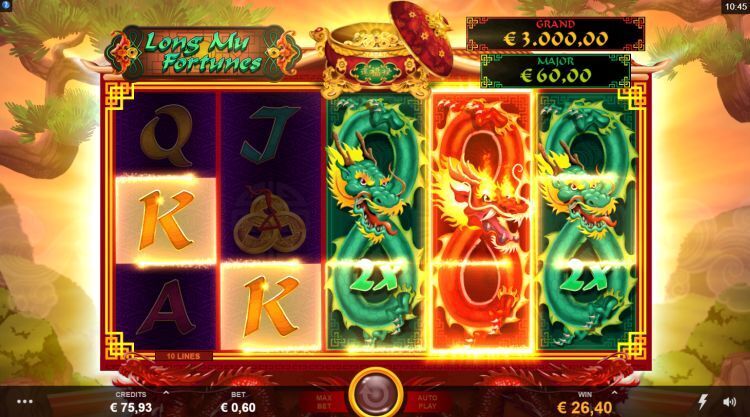 Long Mu Fortunes gokkast Respin win