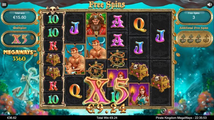 Pirate Kingdom Megaways gokkast Free Spins